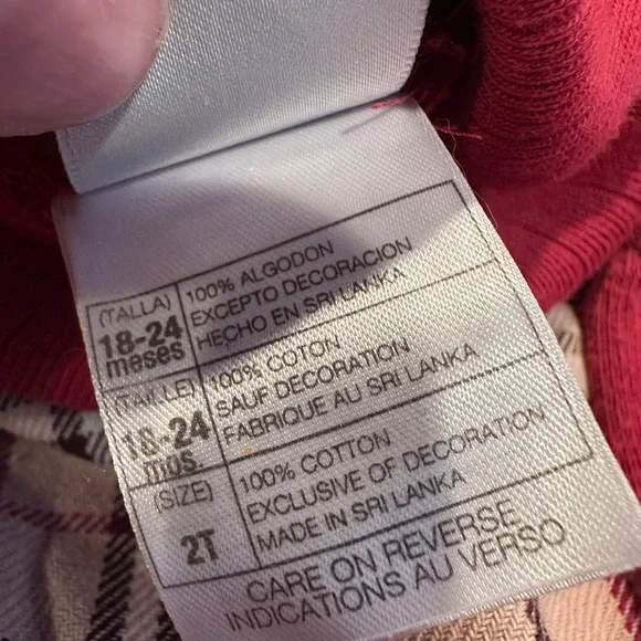 Toddler Vintage Disney Store Winnie The Pooh Plaid Dress with Socks 18-24 Months - Picture 11 of 12